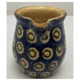 Misc. Vintage Items Including Awesome 18" Tall Blue Grey Pottery Beer Stein (Handle Glued) And More