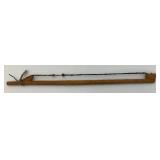 Misc. Vintage Items Including Awesome 18" Tall Blue Grey Pottery Beer Stein (Handle Glued) And More