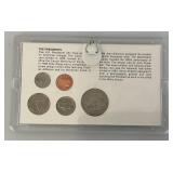 Misc. Collectible US Coin Sets Including The Historical Thirteen Colony Coin Collection And More In Plastic Protective Cases