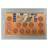 Misc. Collectible US Coin Sets Including The Historical Thirteen Colony Coin Collection And More In Plastic Protective Cases