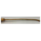 Vintage Handmade Wooden Witches Broom 51"