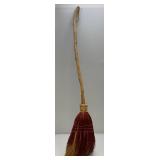 Vintage Handmade Wooden Witches Broom 51"