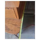 Victorian Style Oak HatBox Dresser & Mirror Good Condition