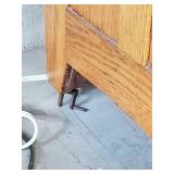 Victorian Style Oak HatBox Dresser & Mirror Good Condition