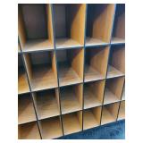 Solid Wood Cubby w/ Lots of Slots