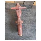 Cast Iron Patrol Toy Motorcycle