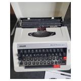 Collectible Royal Olivetti Mid Modern Typewriter, Case & Manual