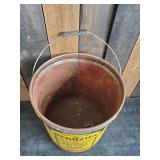 Rare 5 Gallon Pennzoil 35lb Collectible Can with Handle