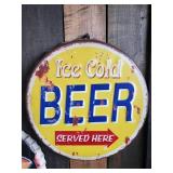 2 Bottle Cap Patio / Bar Signs