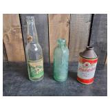 3 Rare Beers , Cone Top Hauenstein, Old Style, Fergus Falls Blob