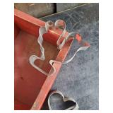 Mid Modern Cookie Cutters in nice Wood Box