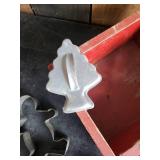 Mid Modern Cookie Cutters in nice Wood Box