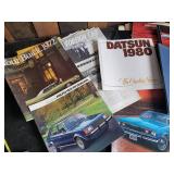 Large Lot of Vintage Car and Motorcycle Original Sales Brochures
