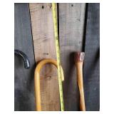 4 Vintage Walking Sticks