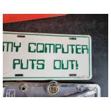 Large group of License Plate Frames Very Collectible
