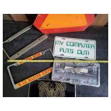 Large group of License Plate Frames Very Collectible