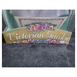 Collectible Vintage Victorian Garden Porcelain Doll in Box