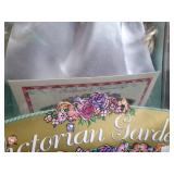 Collectible Vintage Victorian Garden Porcelain Doll in Box