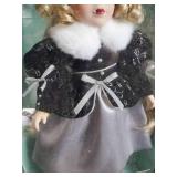 Collectible Vintage Victorian Garden Porcelain Doll in Box