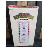 Collectible Vintage Victorian Garden Porcelain Doll in Box