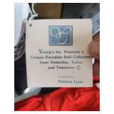 4 Beautiful 16" Porcelain Dolls with Stands