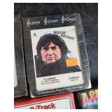 16 Never Opened Vintage 8 Tracks Tapes Kansas, Elvis, Willie and More!