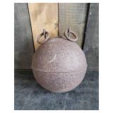 Genuine Vintage Steel Fishing Buoy