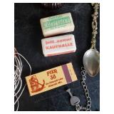 Great lot of many Old Smalls , Straight Razor,Jewelry, and More