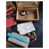 Great lot of many Old Smalls , Straight Razor,Jewelry, and More