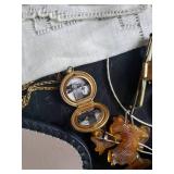 Great lot of many Old Smalls , Straight Razor,Jewelry, and More