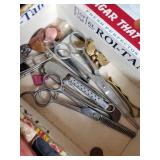 Great lot of many Old Smalls , Straight Razor,Jewelry, and More