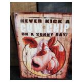 Large Lot of Patio / Beach Signs - Seahorses, Camping & More!