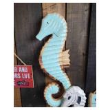 Large Lot of Patio / Beach Signs - Seahorses, Camping & More!