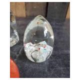 4 Beautiful Paper Weights in Solid Condition