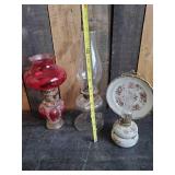 3 Decorative Gas Lanterns - Beautiful!!