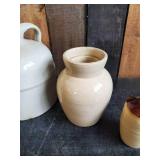 4 Antique Pieces of Stoneware - Shoulder Jug and More!