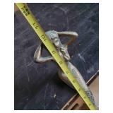 Large Cast Iron Decorative Sitting Mermaid