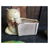 Groovy Mid Modern  Lot of Many Porcelain Figurines and Planters