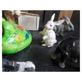 Groovy Mid Modern  Lot of Many Porcelain Figurines and Planters