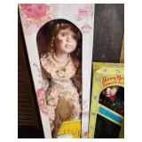 4 Fine Bisque Porcelain Dolls ALL in Boxes!!