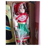 4 Fine Bisque Porcelain Dolls ALL in Boxes!!