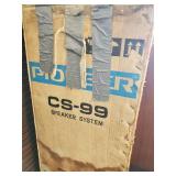 2 Very Collectible Pioneer CS-99 Hi-Fi Speakers w/ Original Boxes