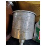 Vintage Coleman 275 Brown 1982 Lantern , Clamshell Case, Funnel