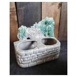 Vintage Mccoy and Rosville Ceramic Planters