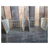 2 Very Cool Metal School Baskets