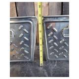 2 Very Cool Metal School Baskets