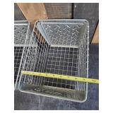 2 Very Cool Metal School Baskets