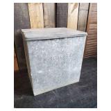 Mid Modern North Star Dairy Front Step Metal Milk Cooler