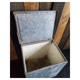 Mid Modern North Star Dairy Front Step Metal Milk Cooler