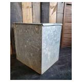 Mid Modern North Star Dairy Front Step Metal Milk Cooler